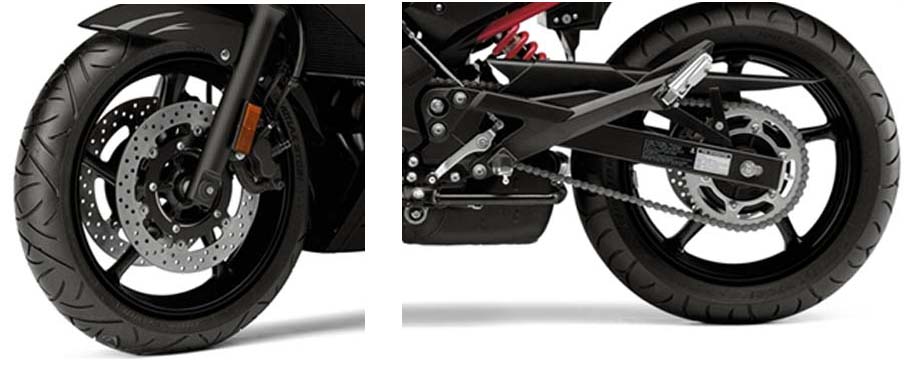 Yamaha 2016 YZ6R wheels