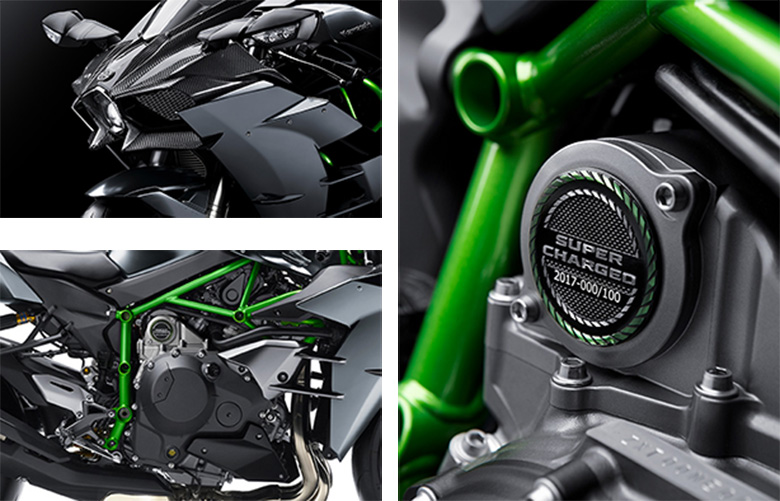 2017 Kawasaki Ninja H2 Carbon Sports Bike Specs