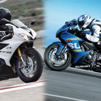 Triumph Daytona 675 vs Suzuki GSX-R750