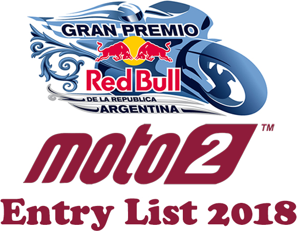Gran Premio of Argentina Moto2 Entry list 2018