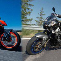 KTM Super Duke vs Aprilia Tuono R