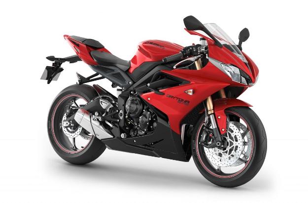 News motor bike 2013 with the EICMA: Triumph Daytona 675 (R), blow of young person on Supersport