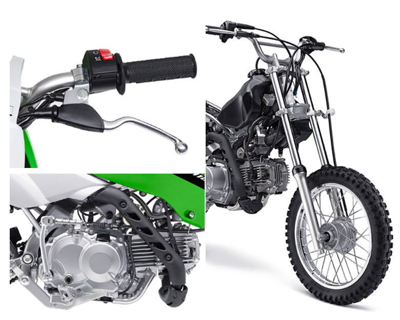 2017 KLX 110 and 2017 KLX 110L Kawasaki Dirt Bike
