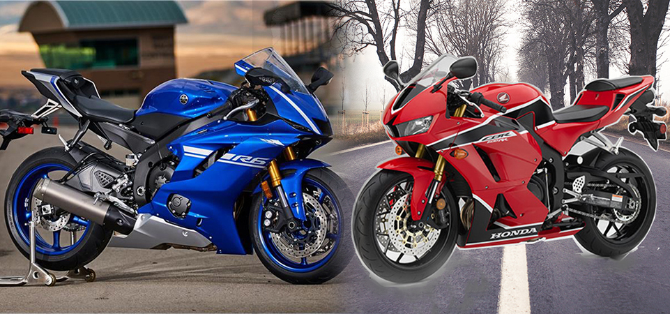 2017 Yamaha YZF-R6 vs 2017 Honda.