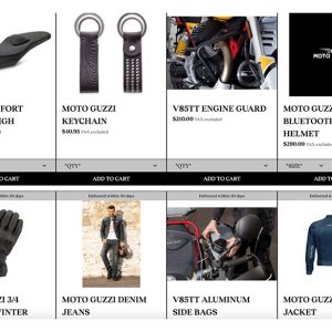 Moto Guzzi has launched an eCommerce platform in the United States