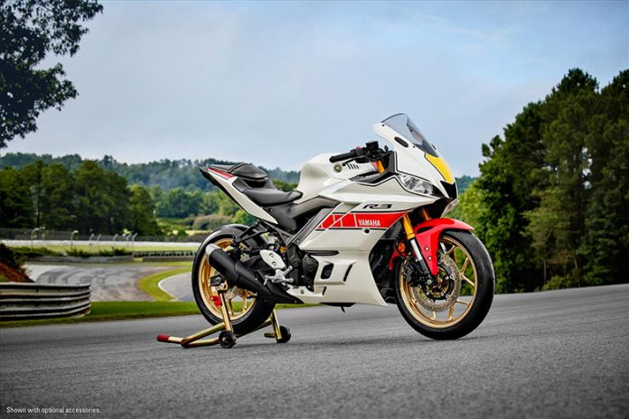 Yamaha 2022 YZF-R3 World GP 60TH Anniversary Edition Sports Bike