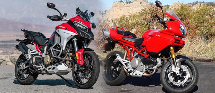 Ducati 2021 Multistrada V4 S vs Ducati 2008 Multistrada 1100S