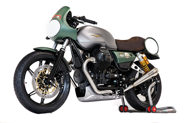 Moto Guzzi 2022 V7 850 Fast Endurance Trophy Classic Motorcycle