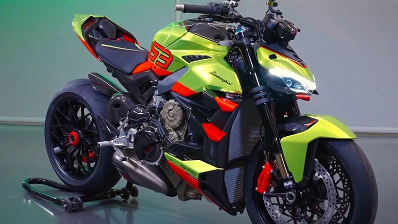Top Ten Facts about SE Ducati Streetfighter V4 Inspired by Lamborghini STO