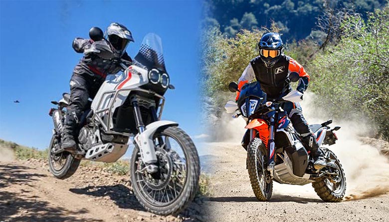 DesertX Ducati vs 890 Adventure R KTM