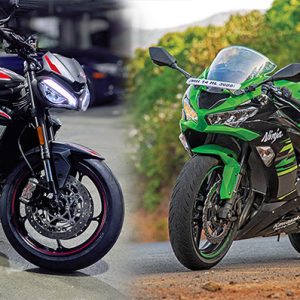 Triumph Street Triple RS vs Kawasaki Ninja ZX-6R