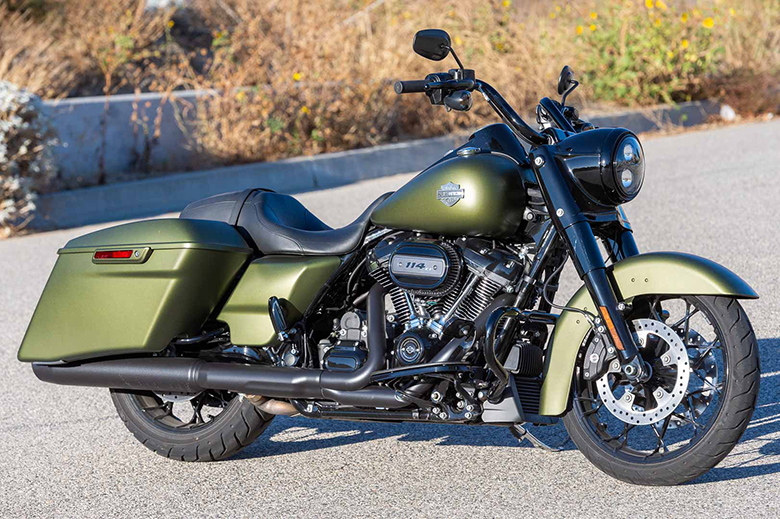 thumbnail image 2 of Pair Rear Air Shock Absorbers 10.5" For Harley Touring Road King Street Glide Dyna Sportster | OUMURS 2 of 4