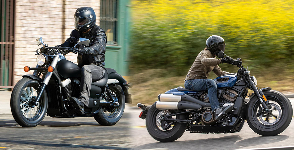 2023 Honda Shadow Phantom 750 vs 2023 Harley Sportster Iron 1200