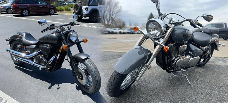 2023 Honda Shadow Phantom 750 vs 2023 Suzuki Boulevard C50