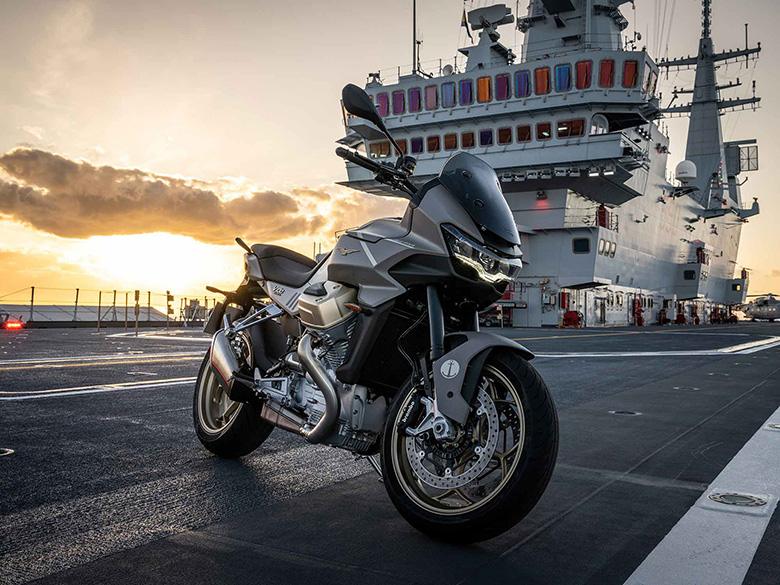 2023 Moto Guzzi V100 Mandello Aviazione Navale Adventure Bike