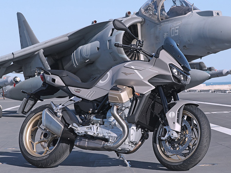 2023 Moto Guzzi V100 Mandello Aviazione Navale Adventure Bike