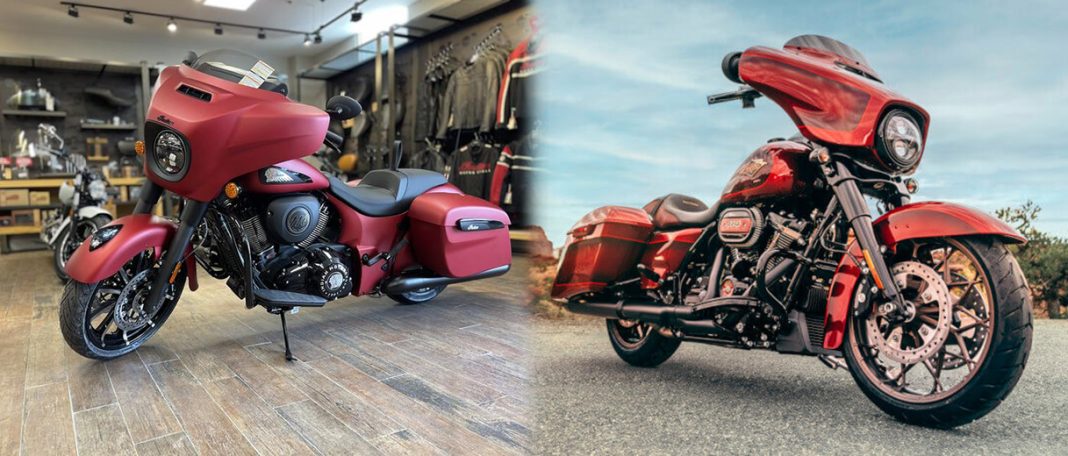 Extraordinary Harley Davidson Street Glide Vs Indian Chieftain Pictures