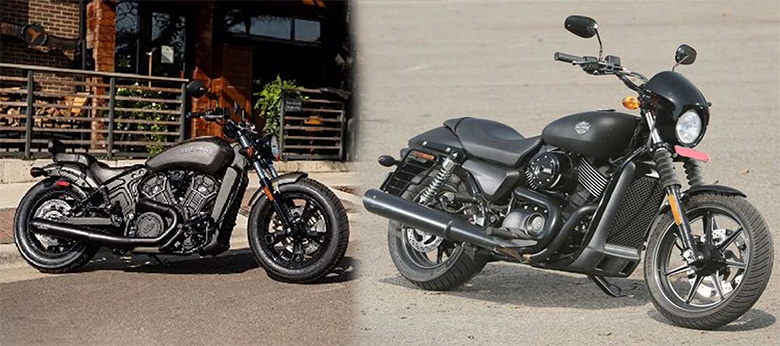 2023 Indian Scout Sixty vs 2023 Harley Davidson Street 750